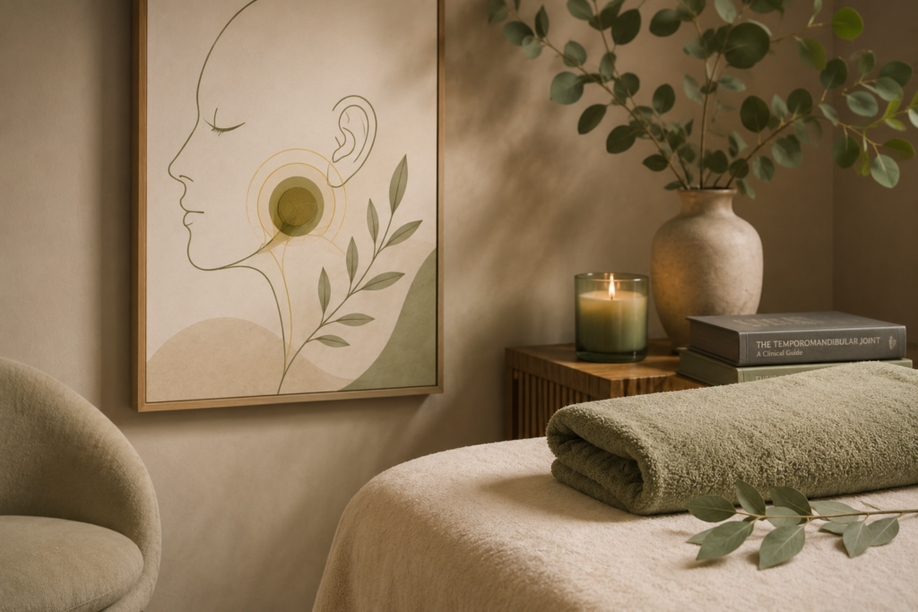 Nancy Montgomery, LMT, providing TMJ massage therapy in Mount Pleasant, SC